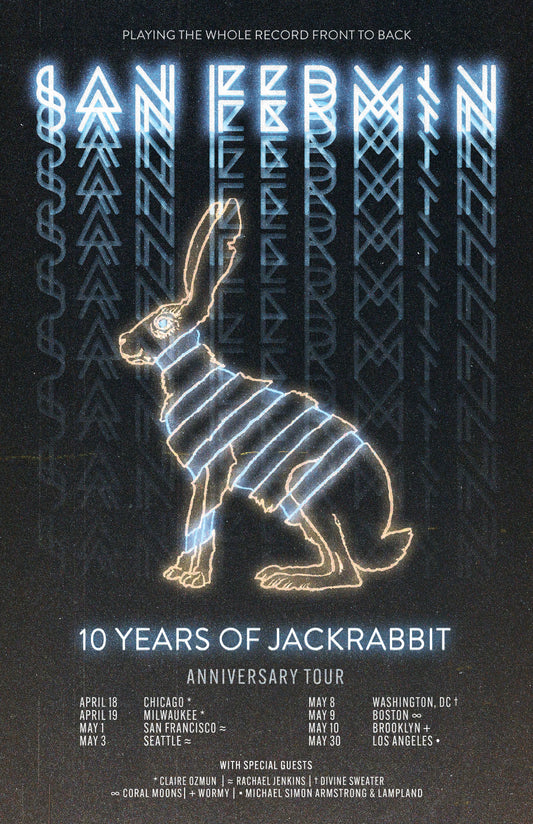 Jackrabbit Anniversary Tour Poster